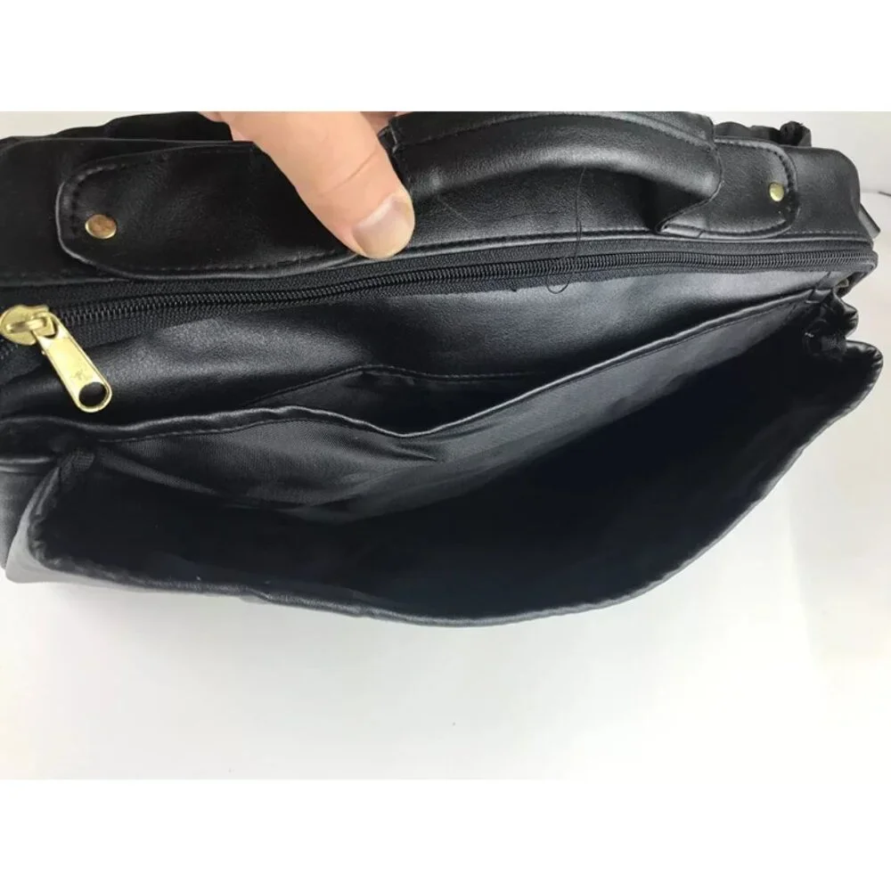 Original Carriage Collection‎ Unisex Adults Black Shoulder Strap Messenger Bag
